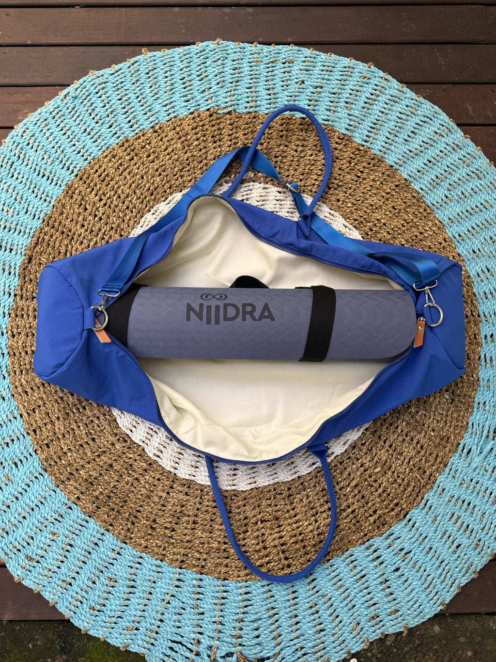 Blue sport bag
