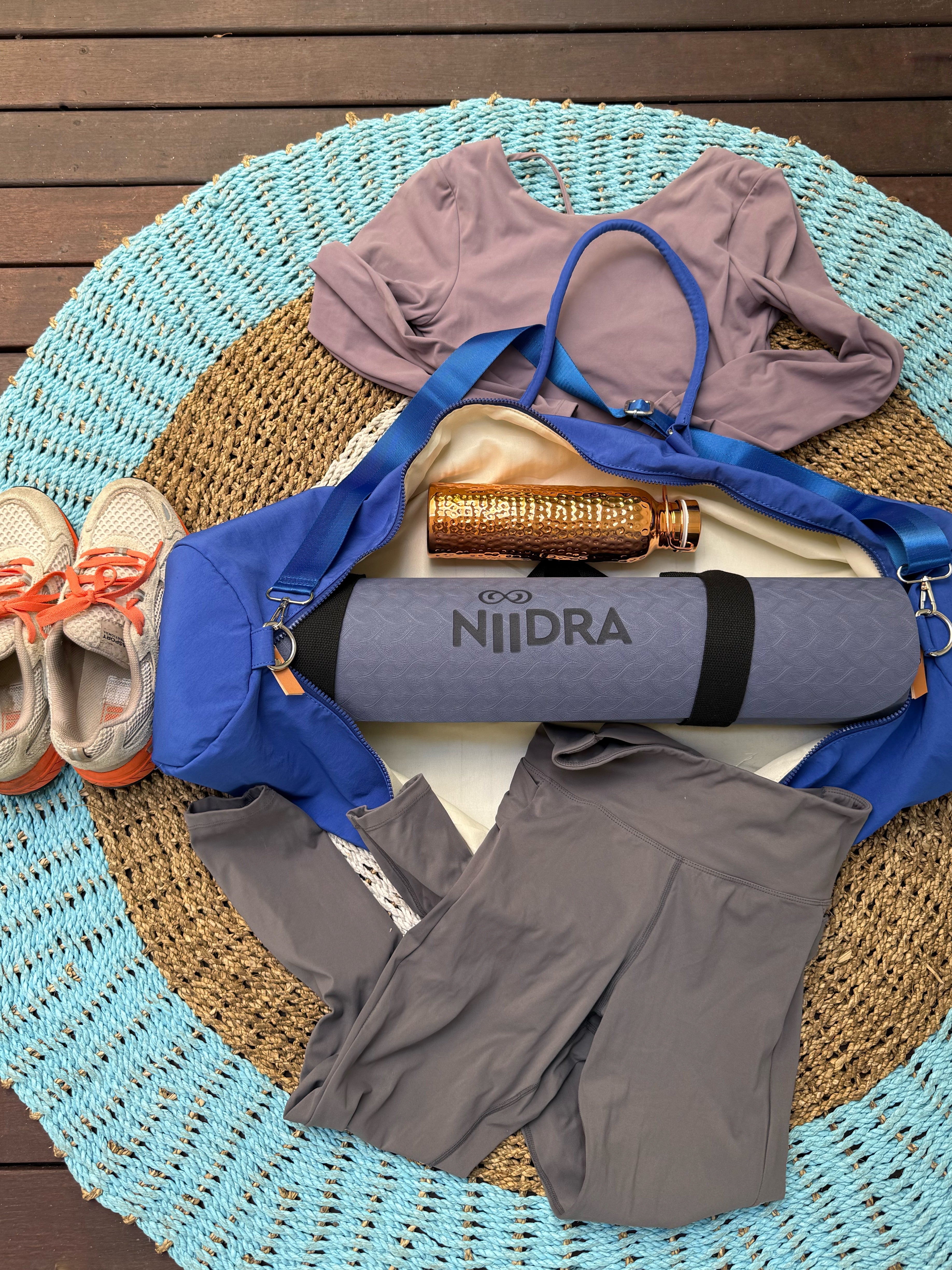 Blue sport bag