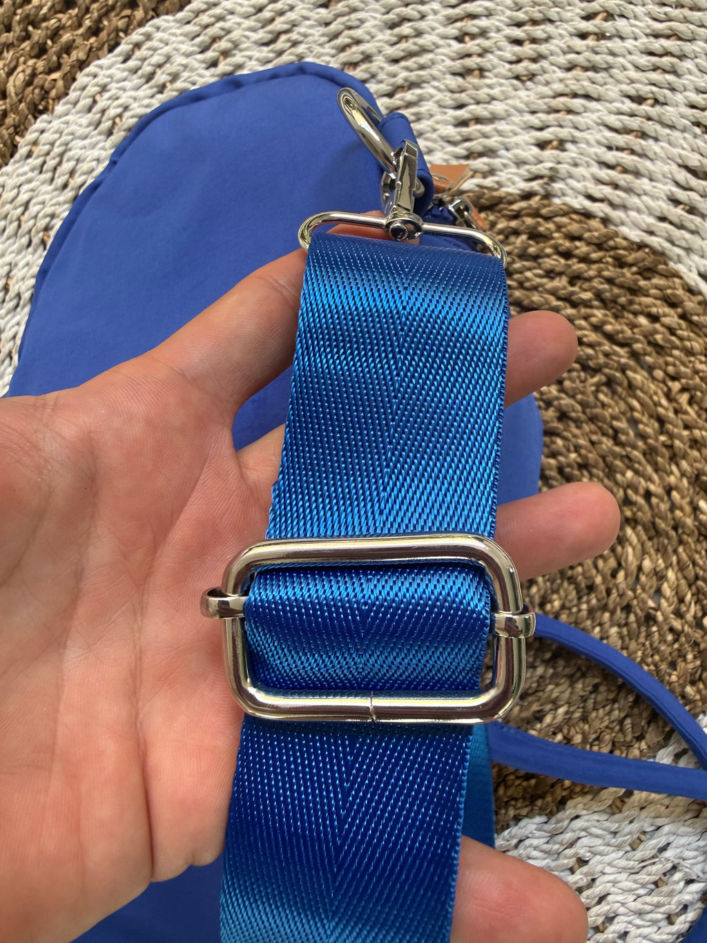 Blue sport bag