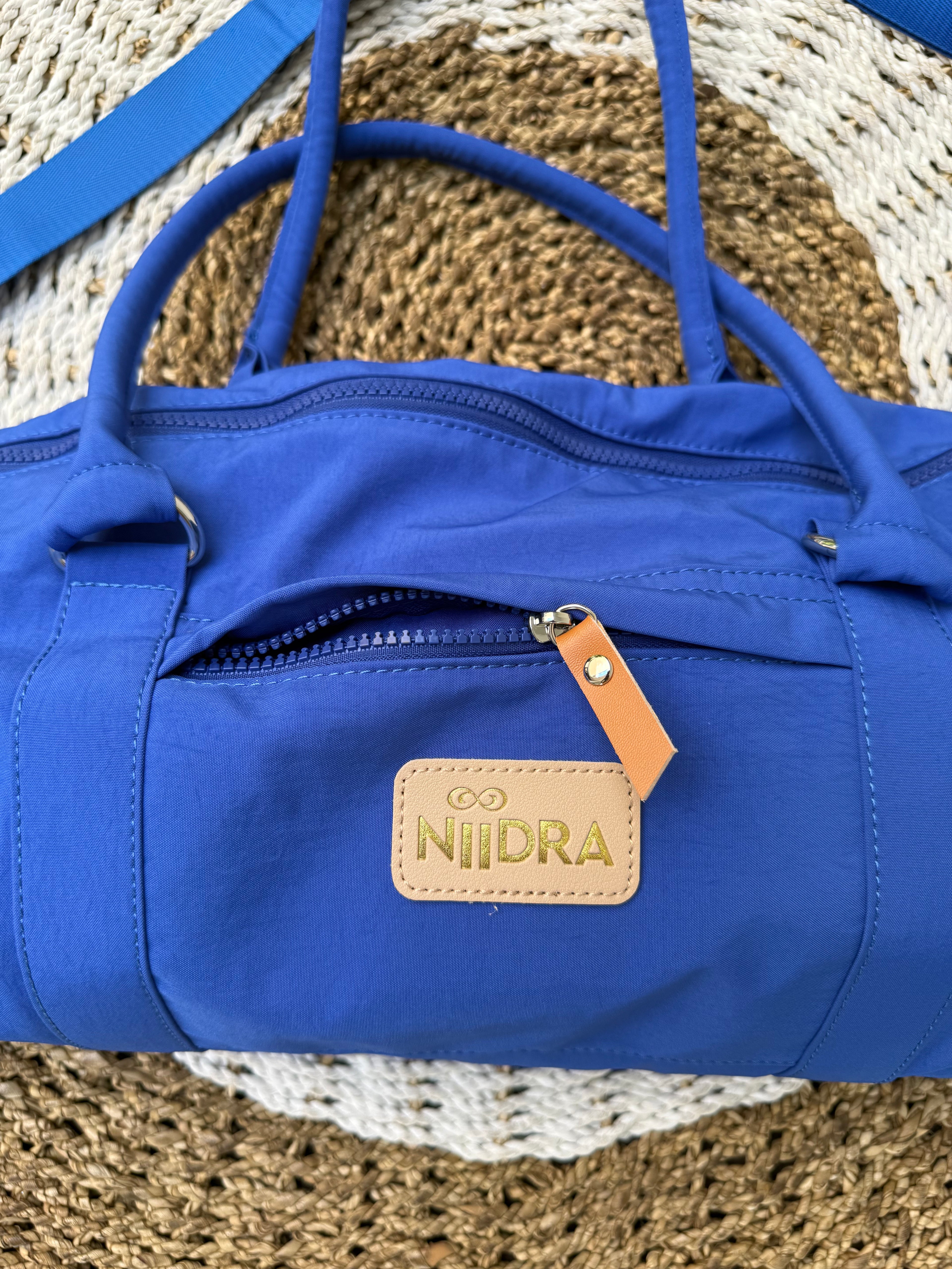 Blue sport bag