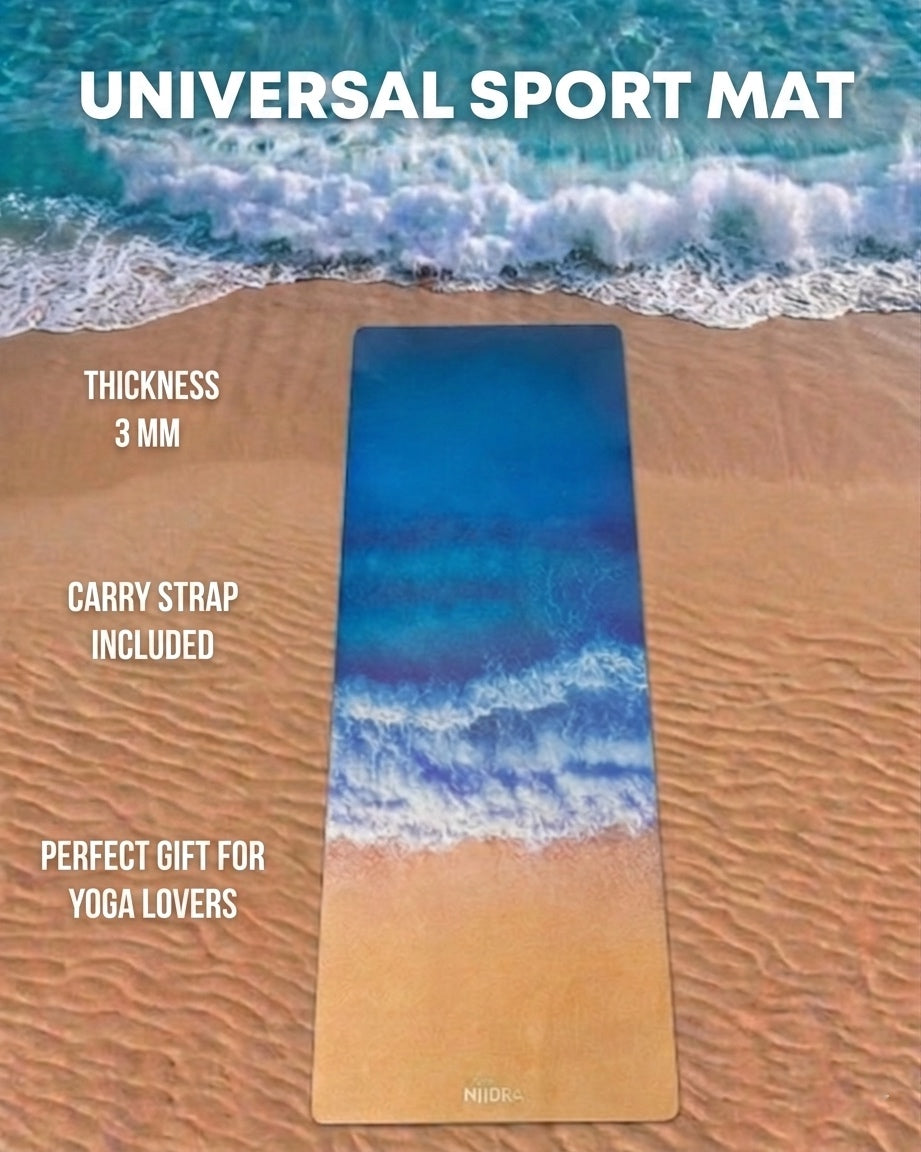 Ocean yoga mat