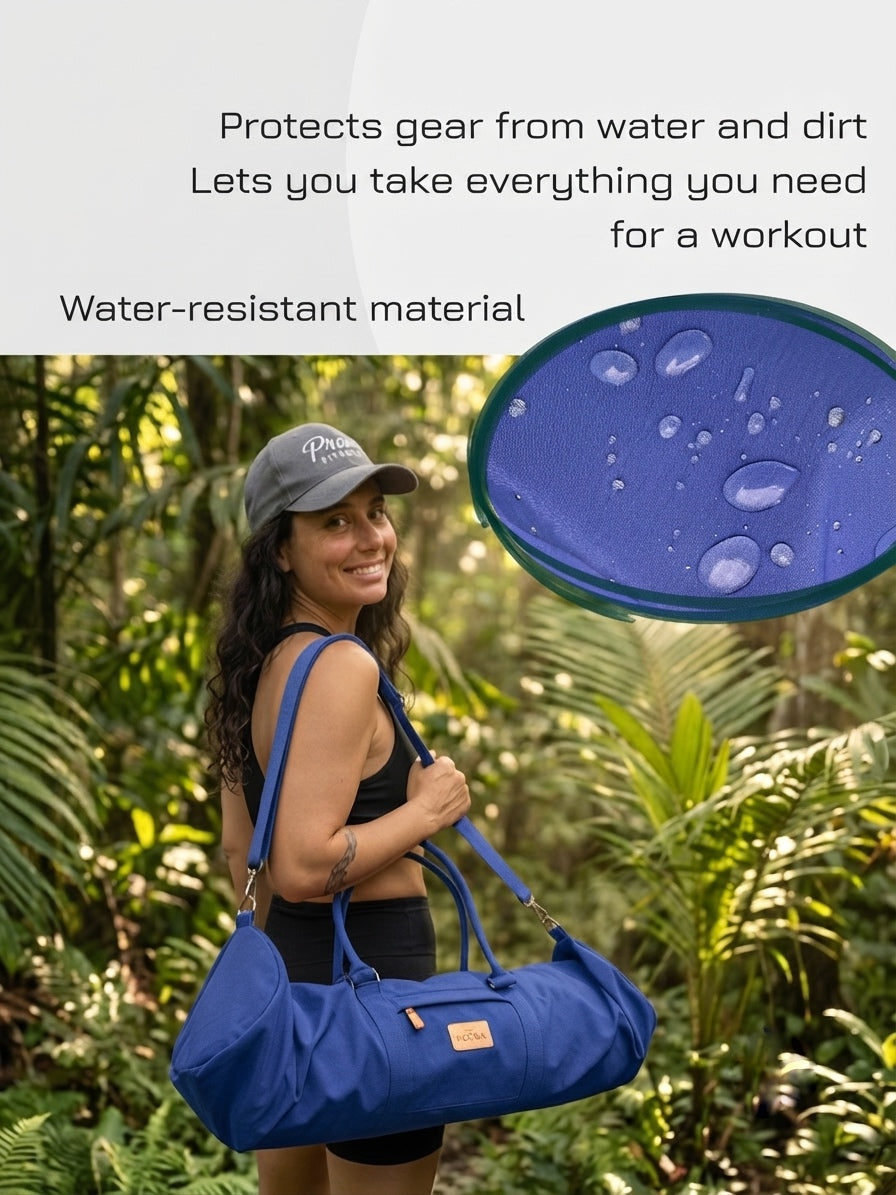 Blue sport bag