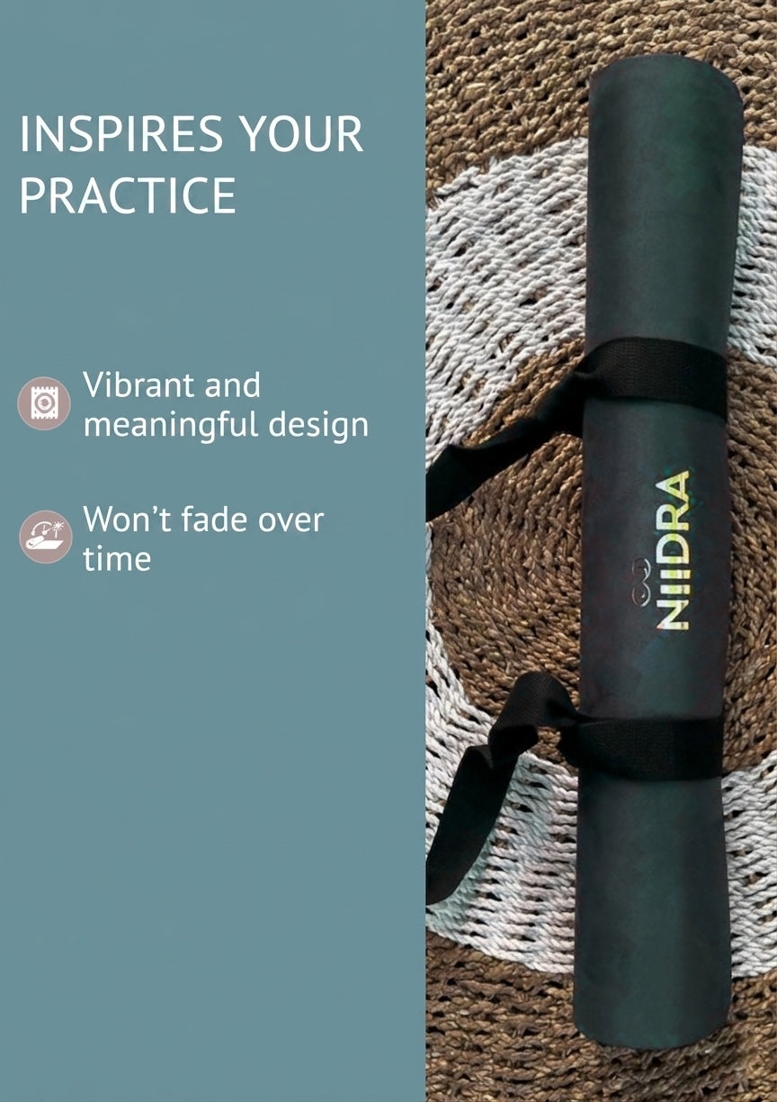 Hamsa hand yoga mat