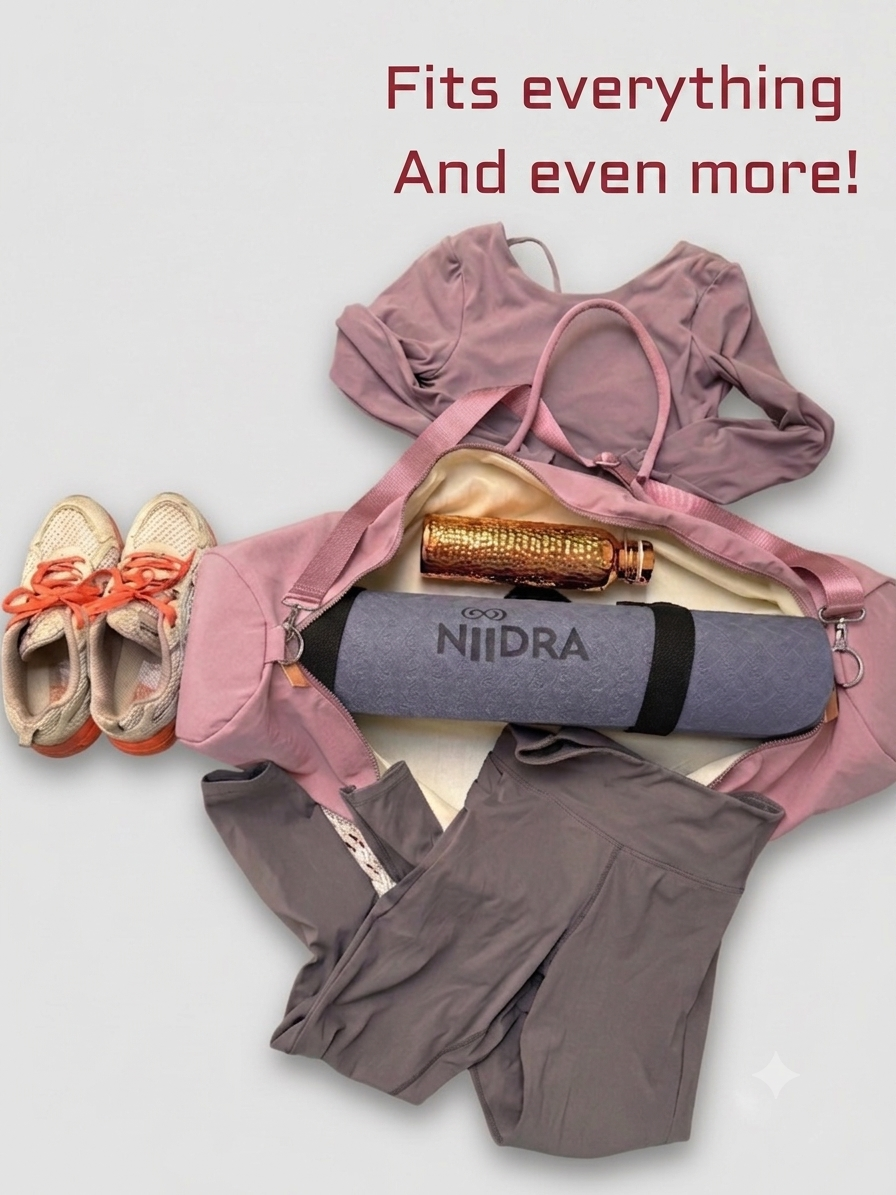 Pink sport bag