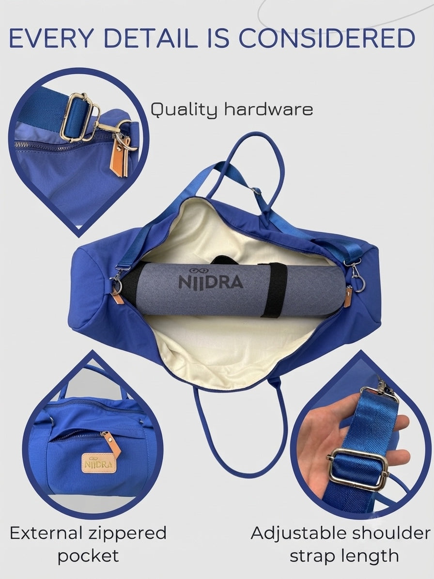 Blue sport bag