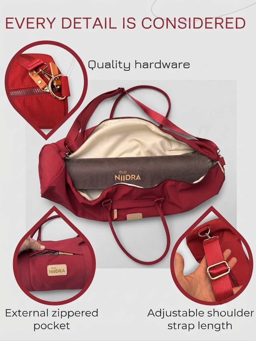 Red sport bag