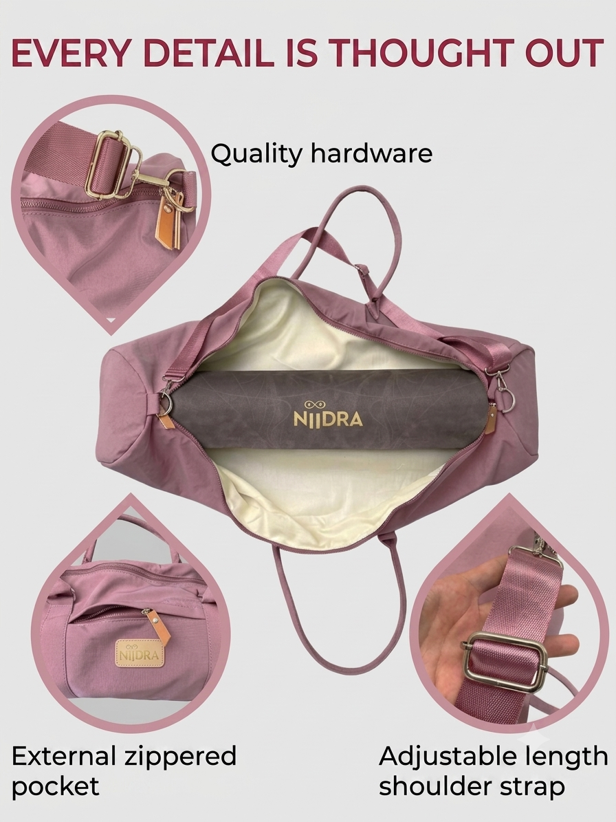 Pink sport bag