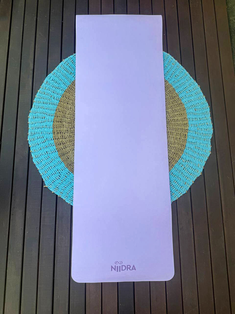 Basic purple yoga mat