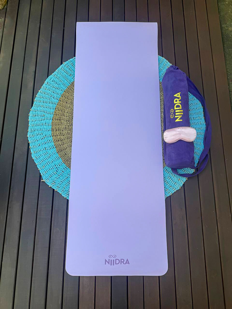 Basic purple yoga mat