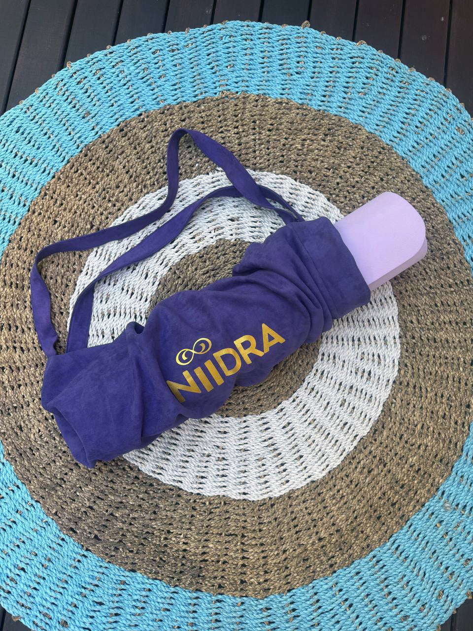 Basic purple yoga mat