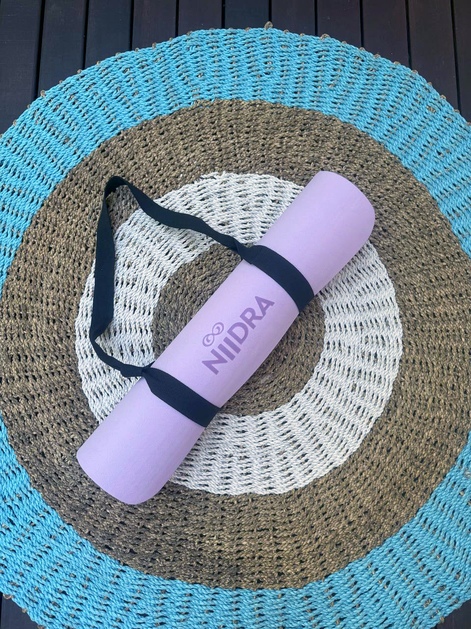 Basic purple yoga mat