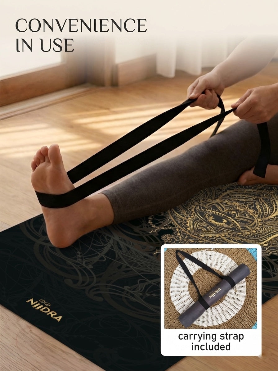 Hamsa hand yoga mat
