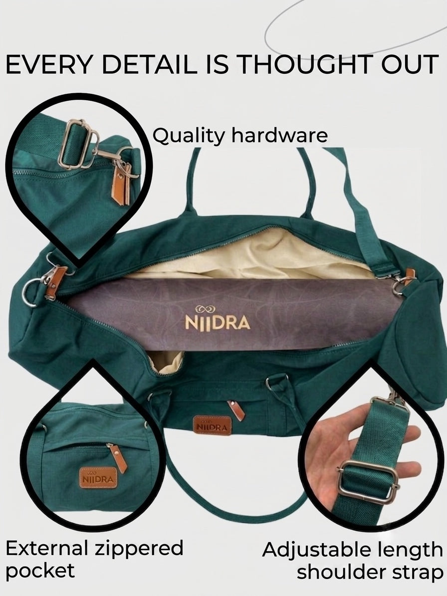 Green sport bag