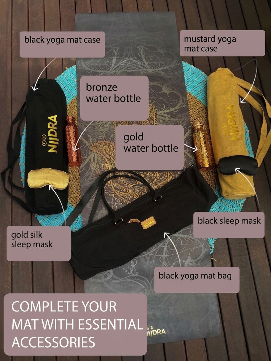 Hamsa hand yoga mat