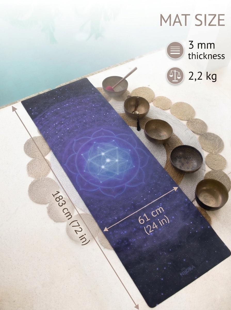 Creation mandala yoga mat