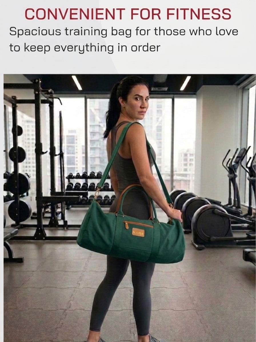 Green sport bag