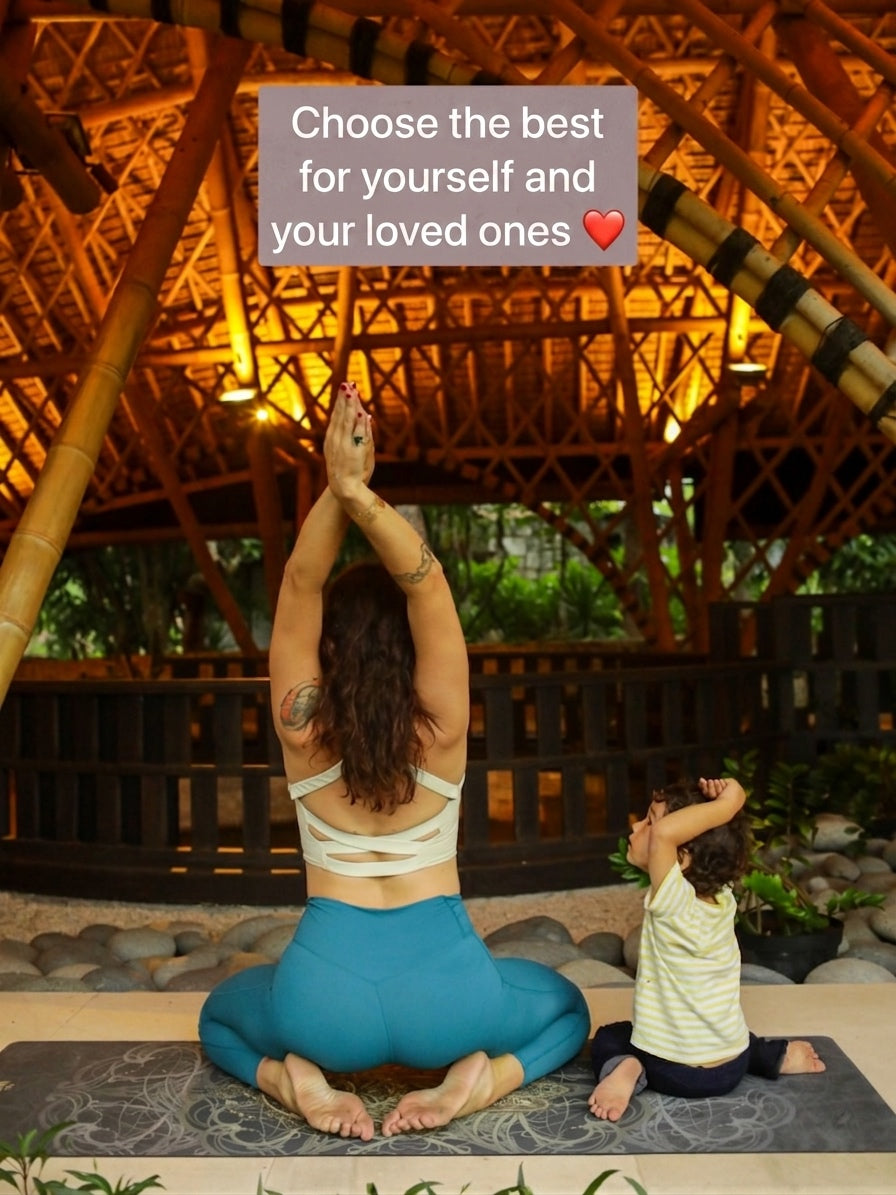Hamsa hand yoga mat
