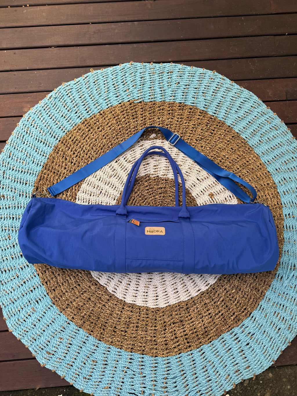 Blue sport bag