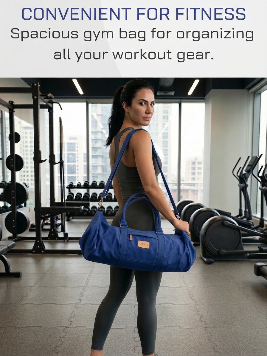 Blue sport bag