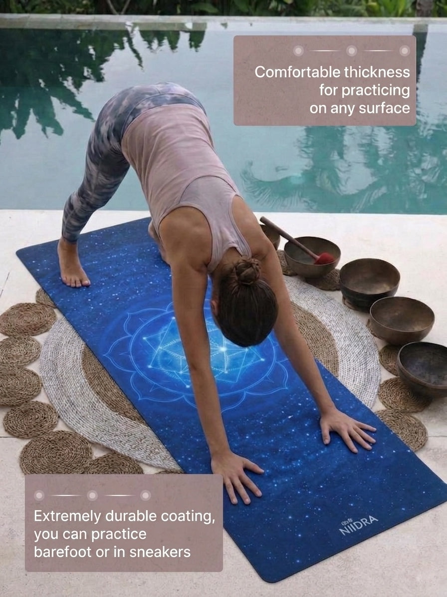 Creation mandala yoga mat