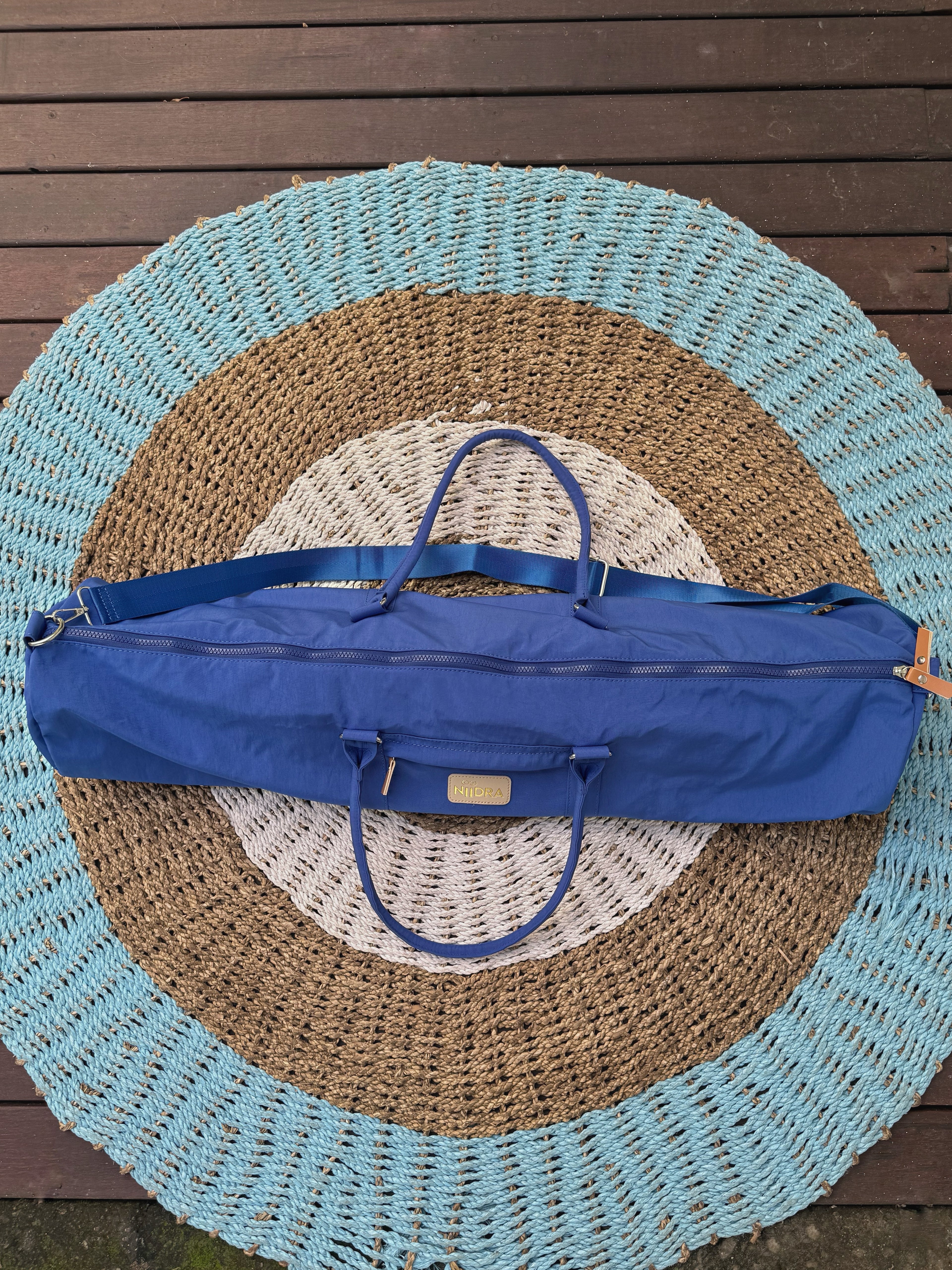 Blue sport bag