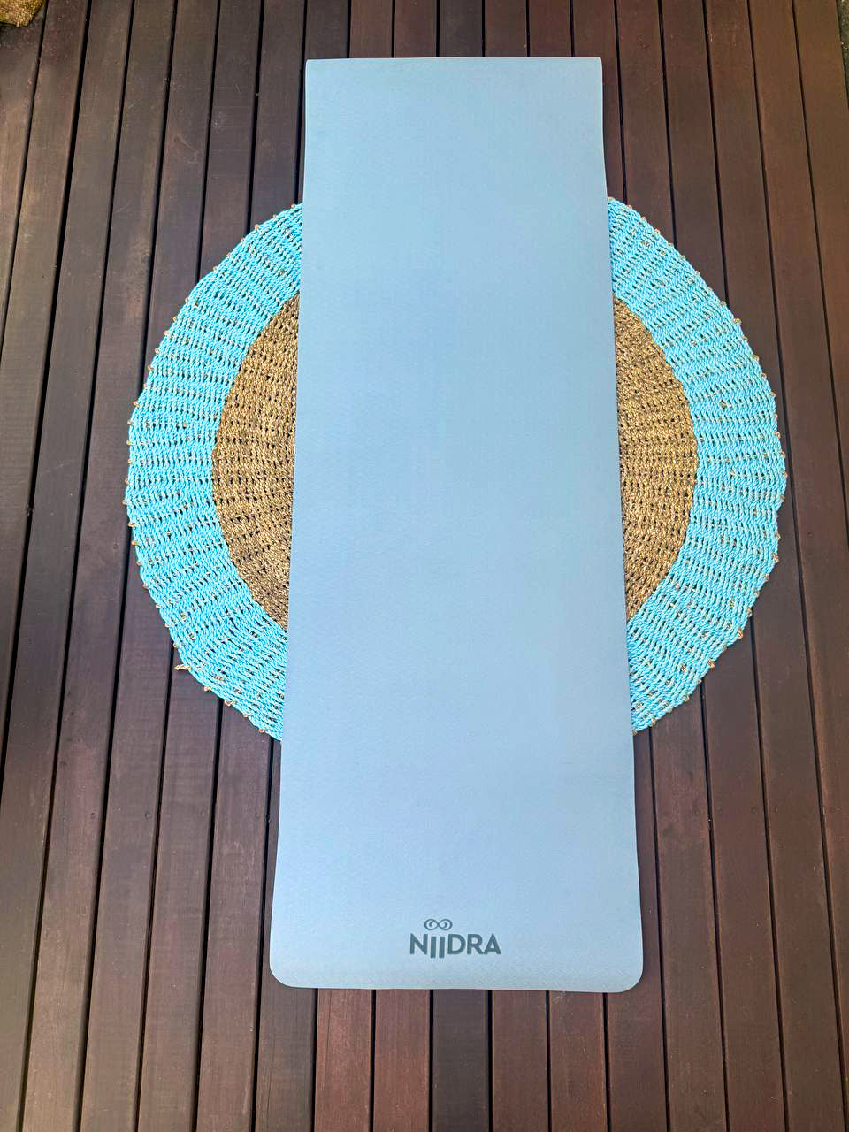 Basic Blue-grey yoga mat