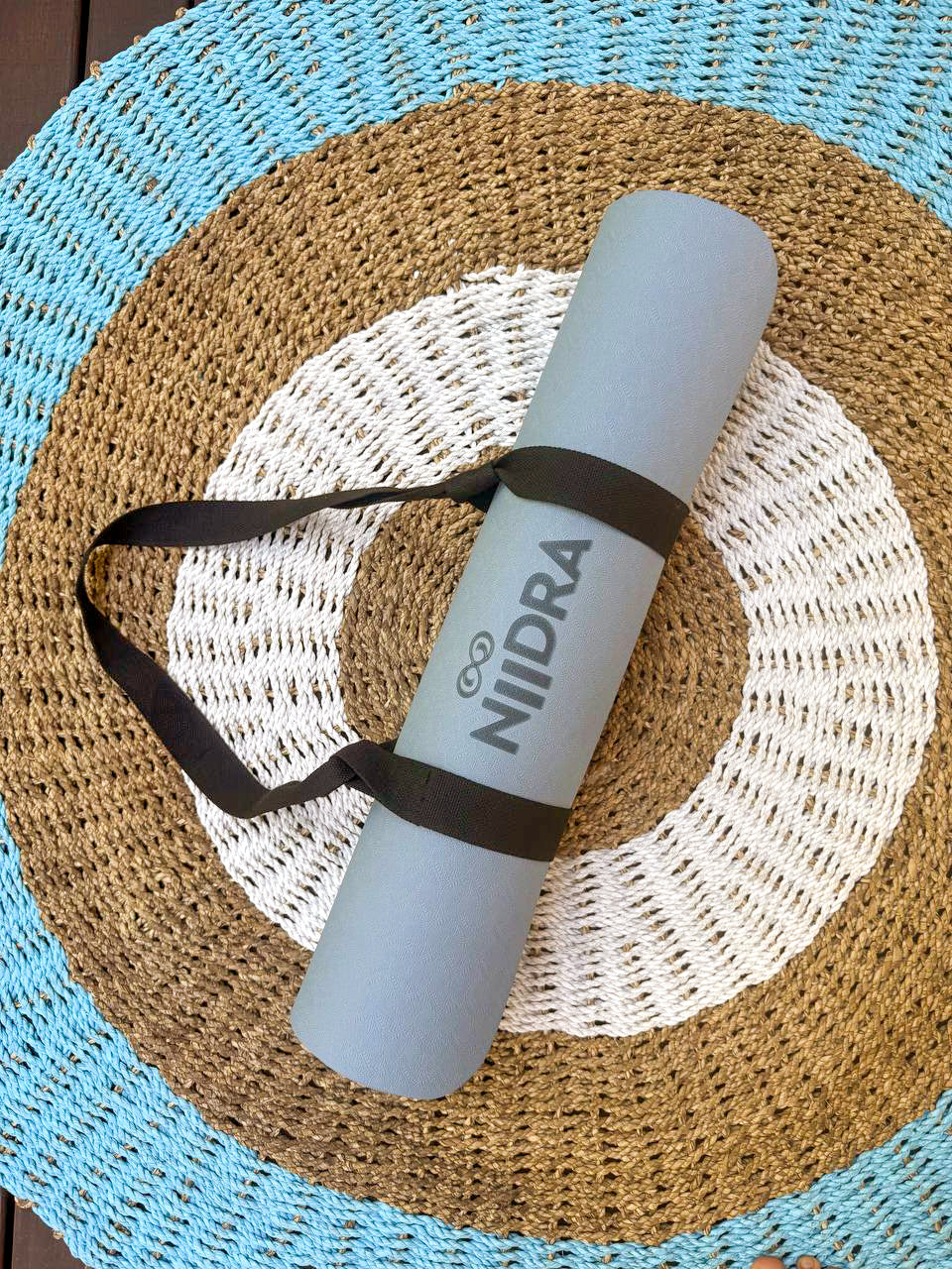 Basic Blue-grey yoga mat