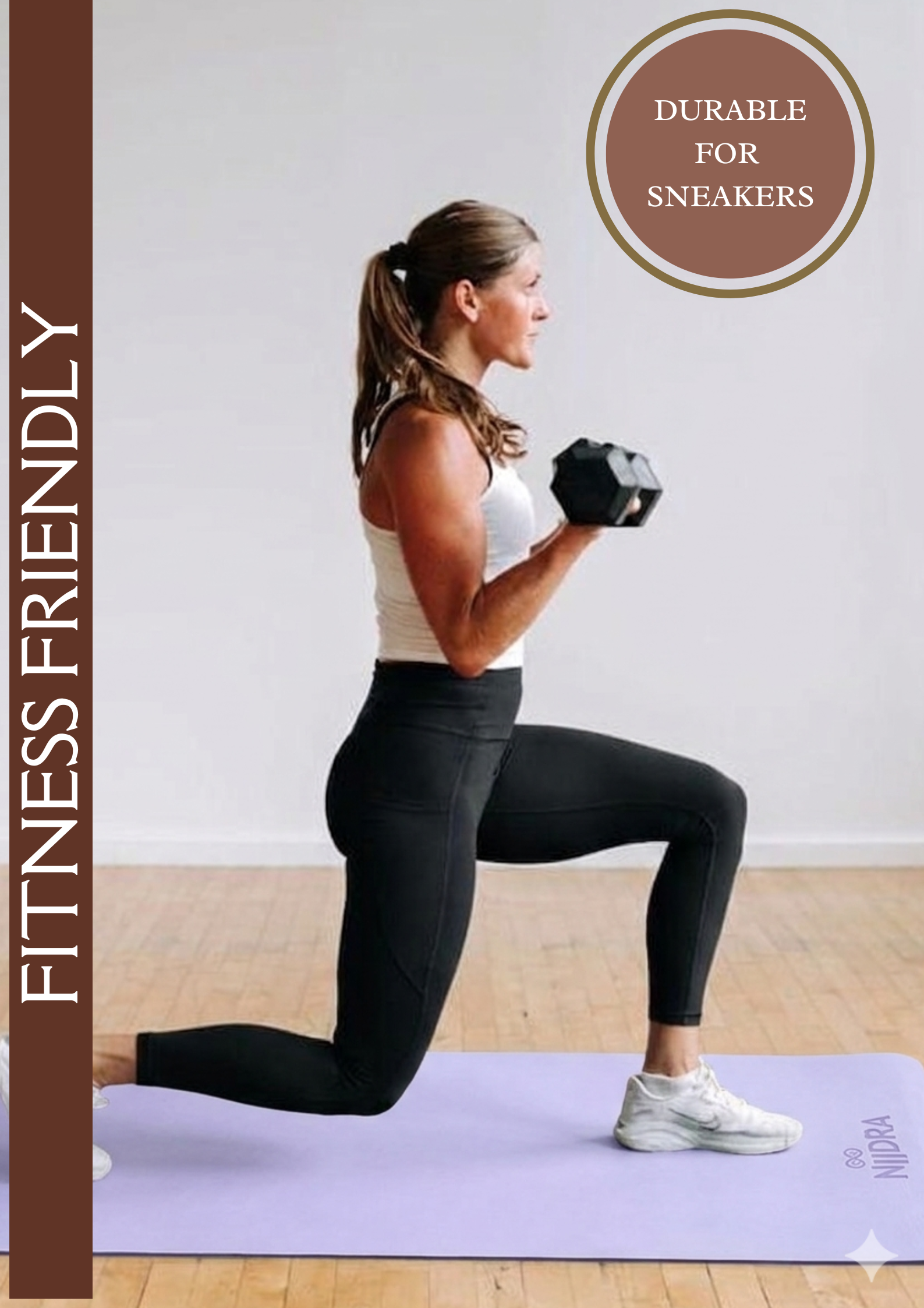 Basic purple yoga mat
