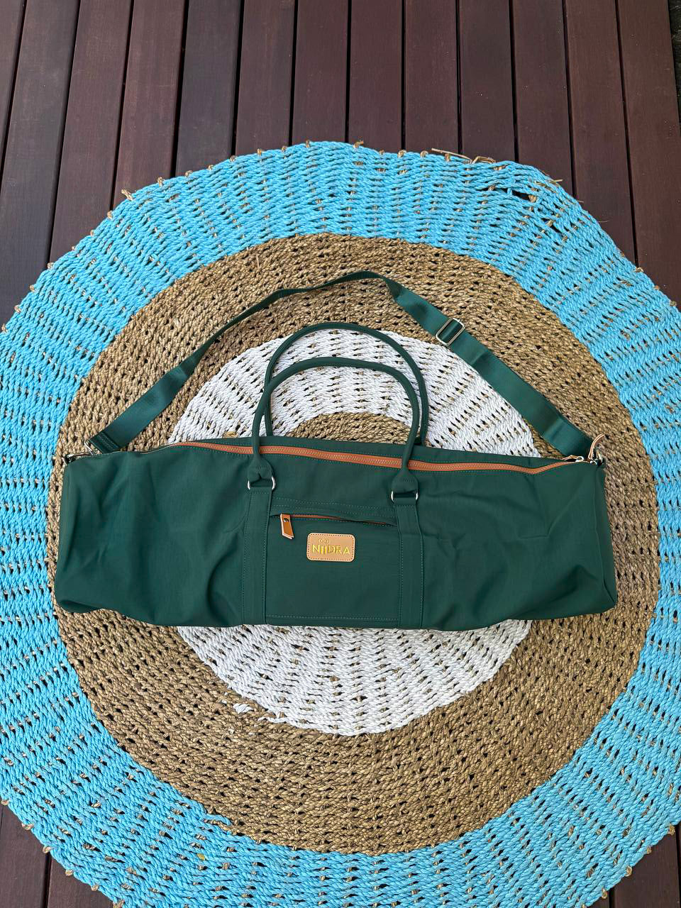 Green sport bag