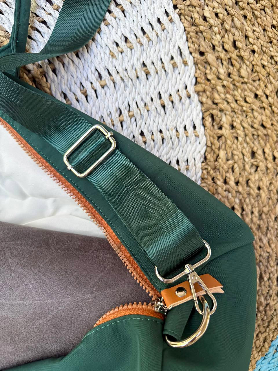Green sport bag