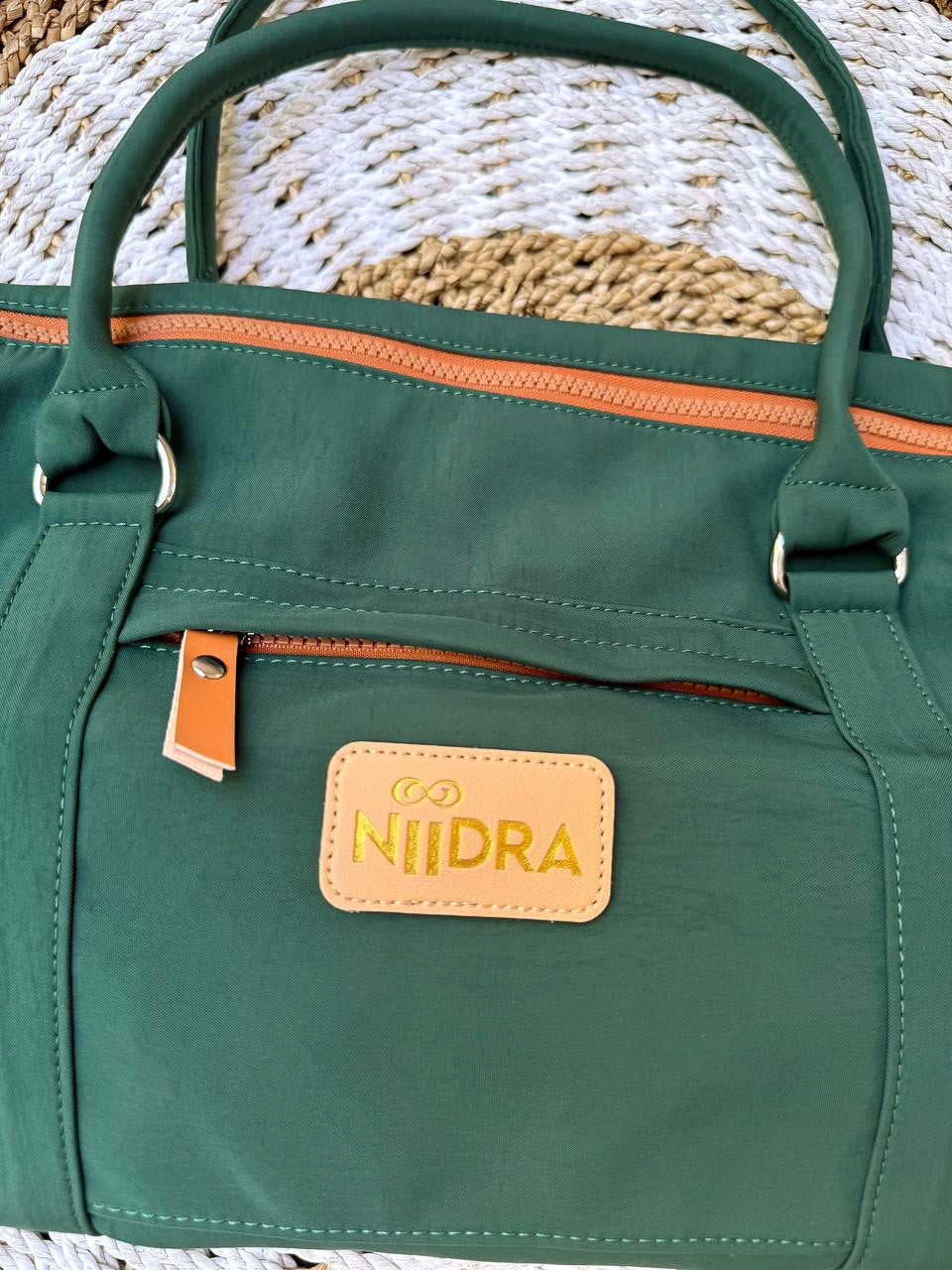 Green sport bag