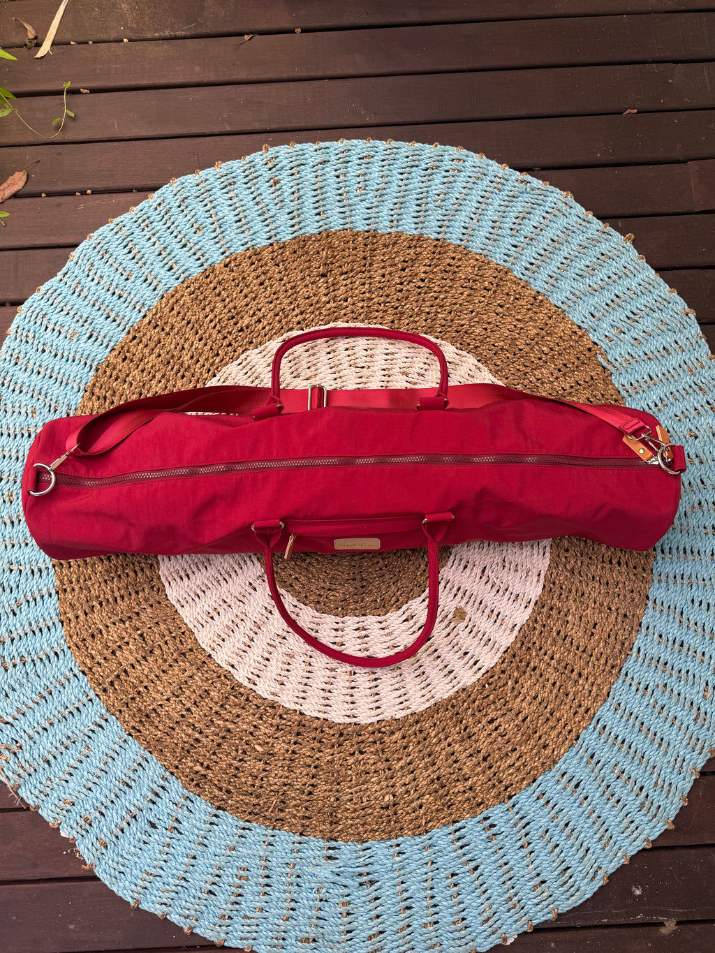 Red sport bag