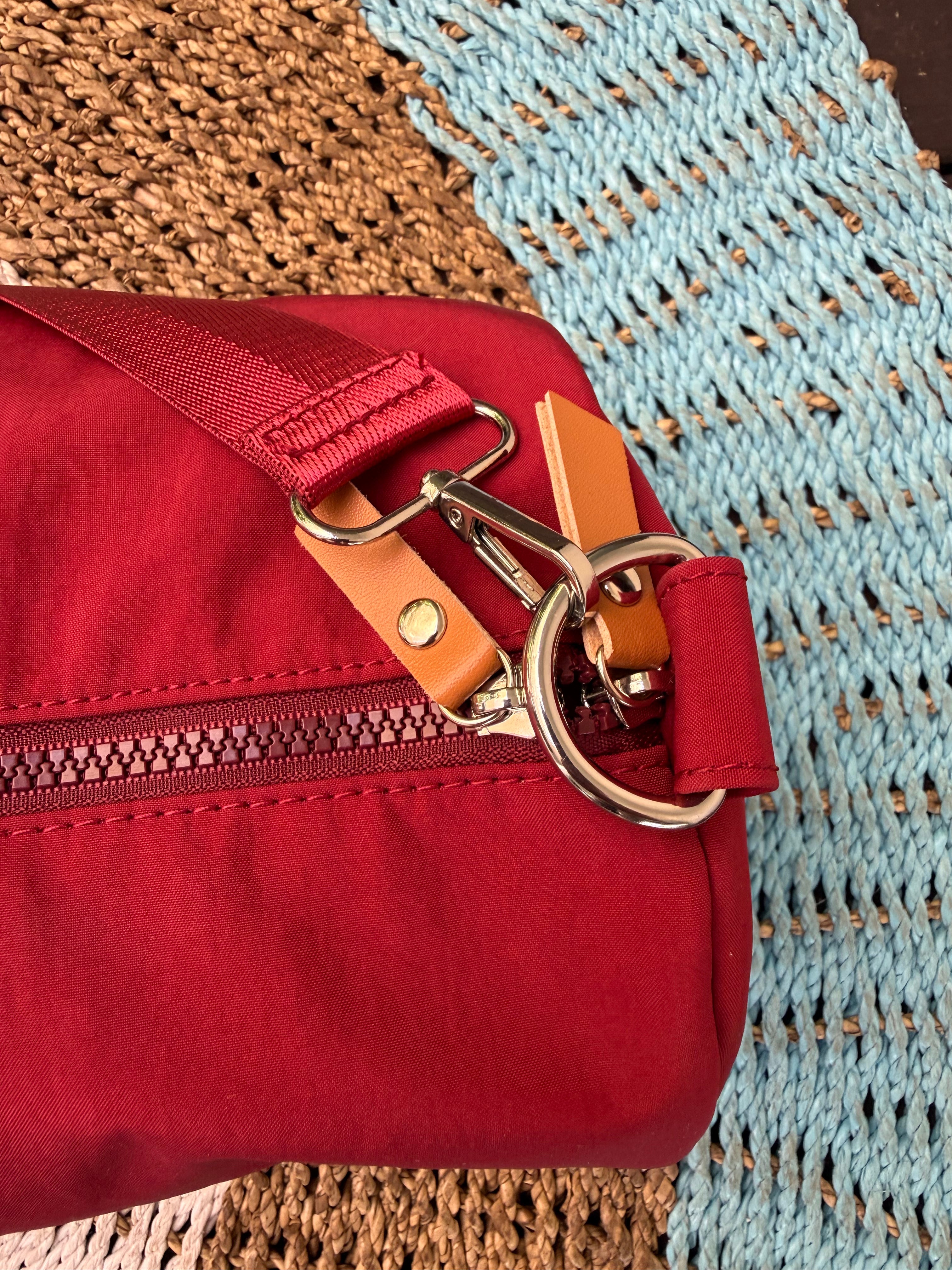 Red sport bag