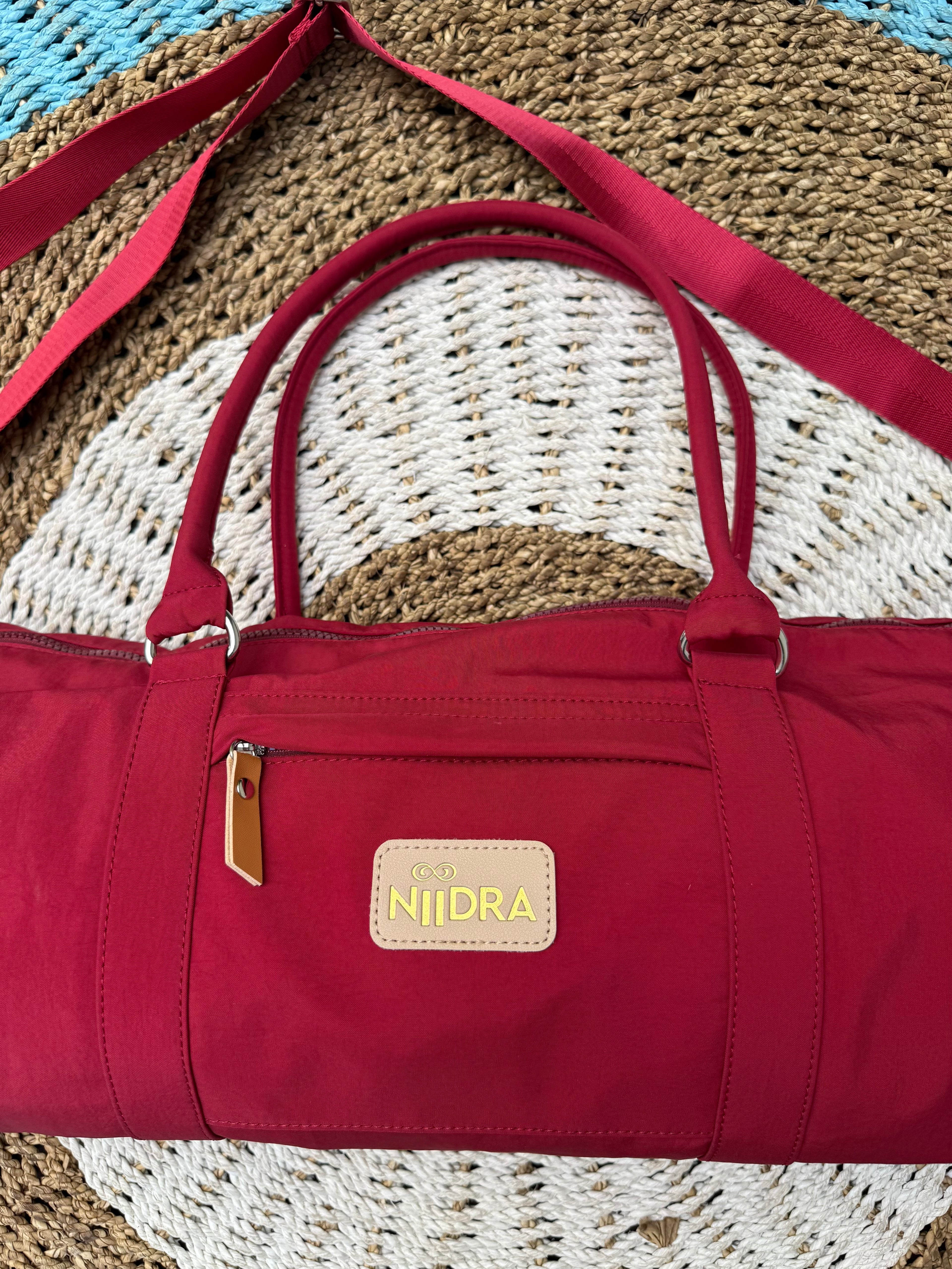 Red sport bag