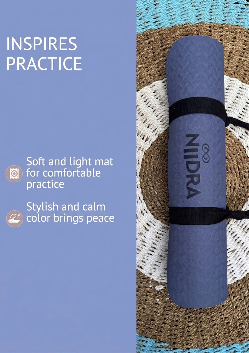 Basic Dark blue yoga mat