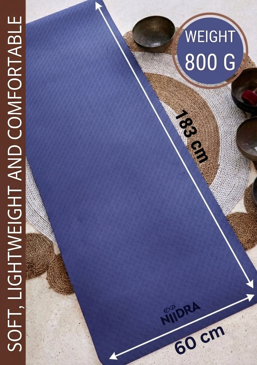 Basic Dark blue yoga mat