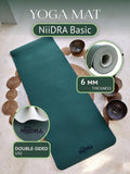 Basic Lavender yoga mat Christmas green