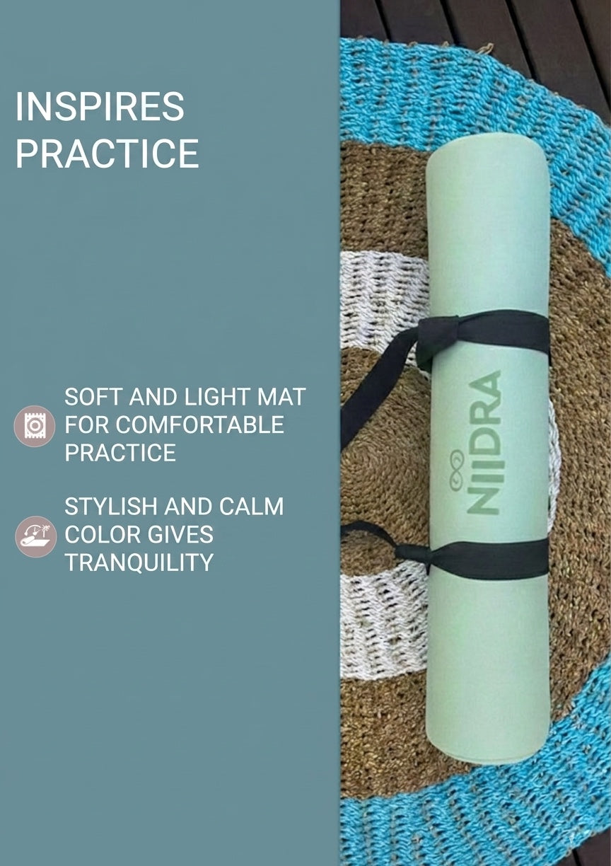 Basic mint yoga mat