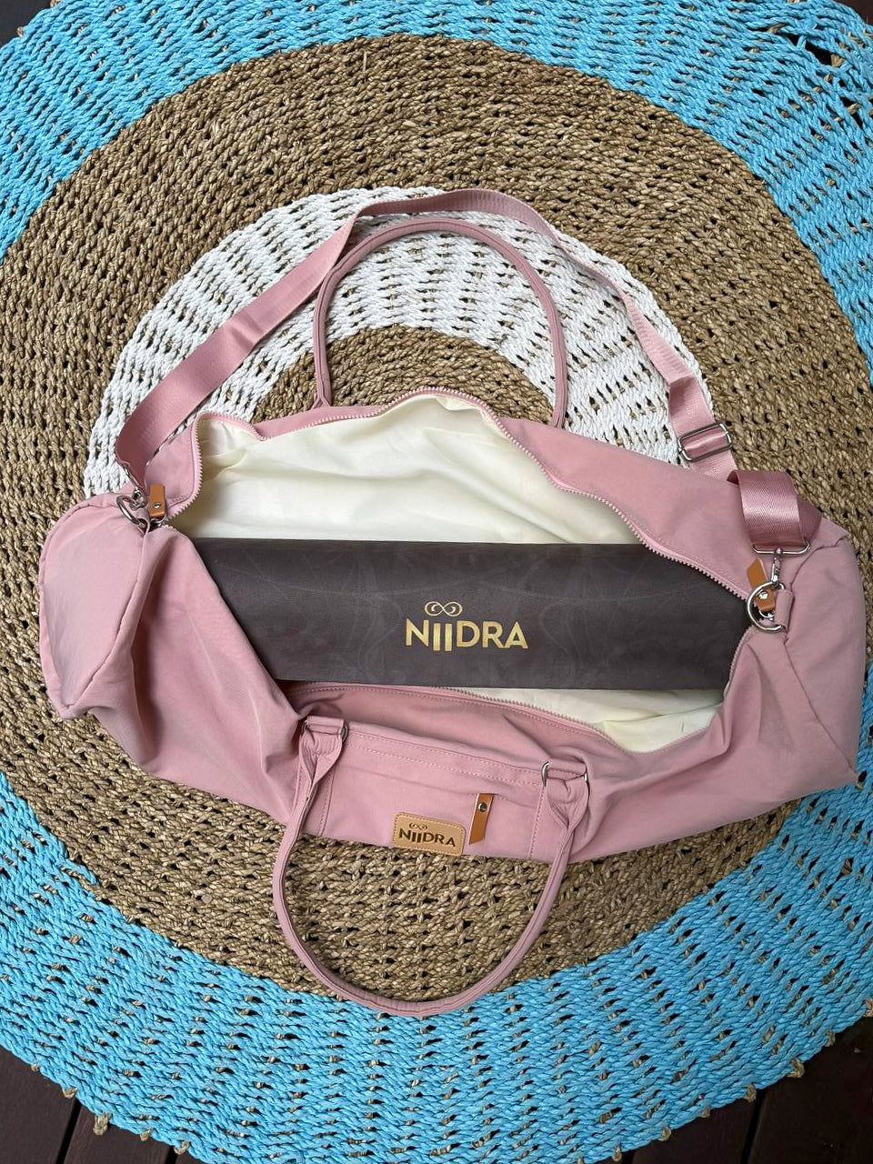 Pink sport bag