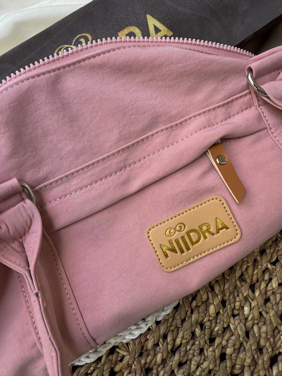 Pink sport bag