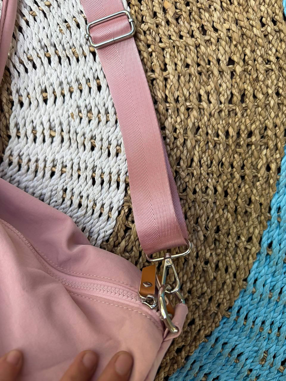 Pink sport bag
