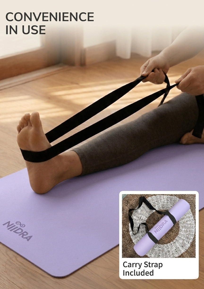 Basic purple yoga mat