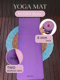 Basic purple yoga mat