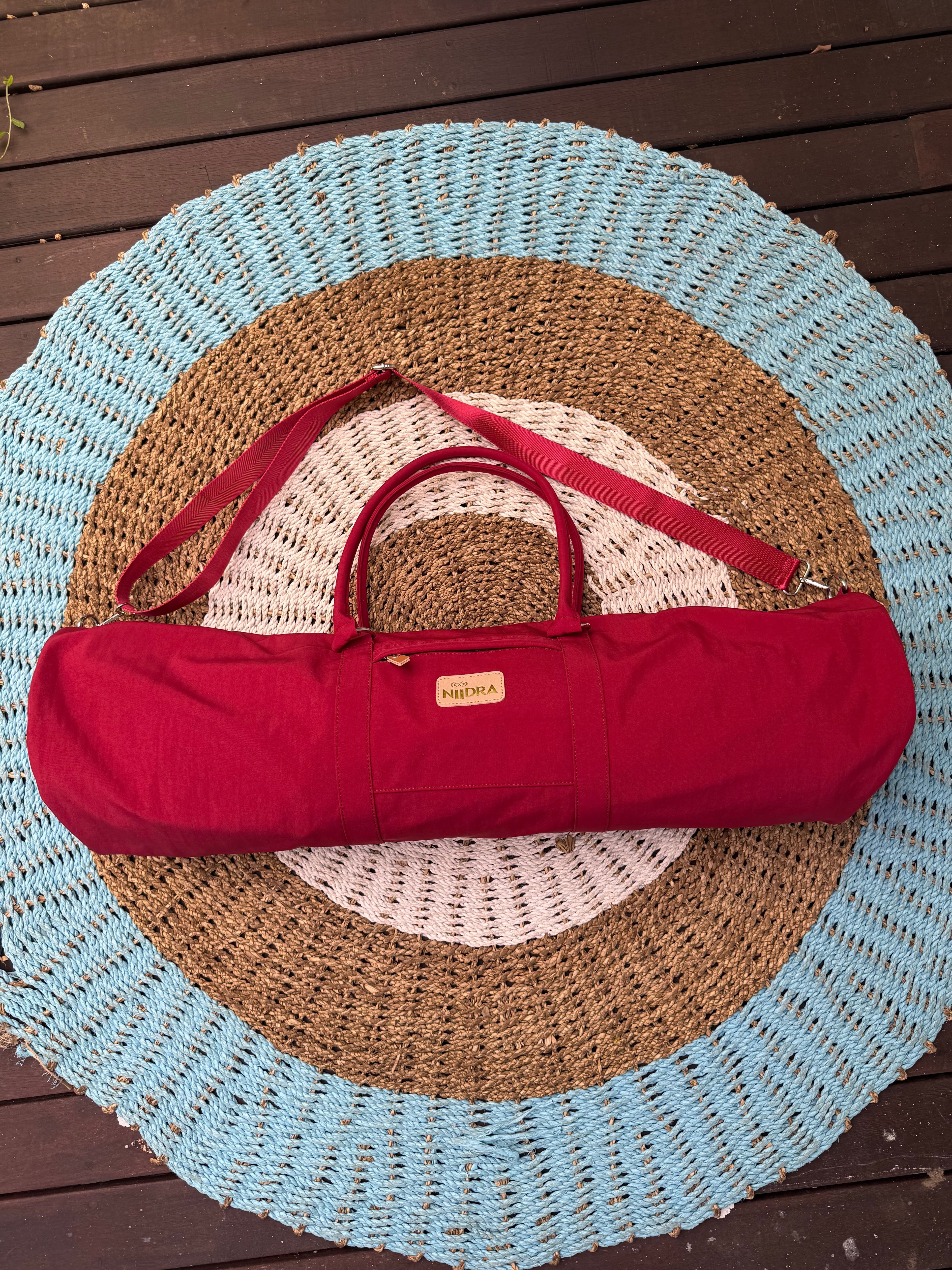 Red sport bag