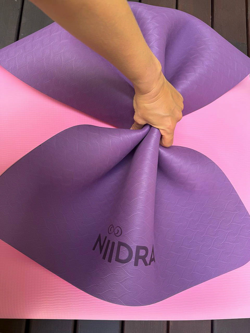 Basic purple yoga mat