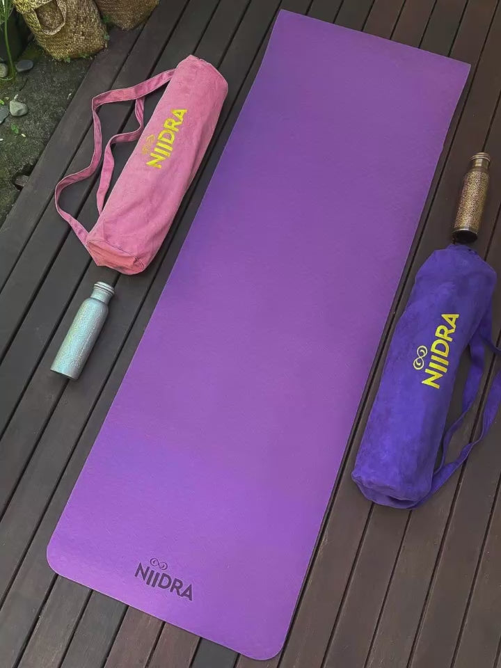 Basic purple yoga mat