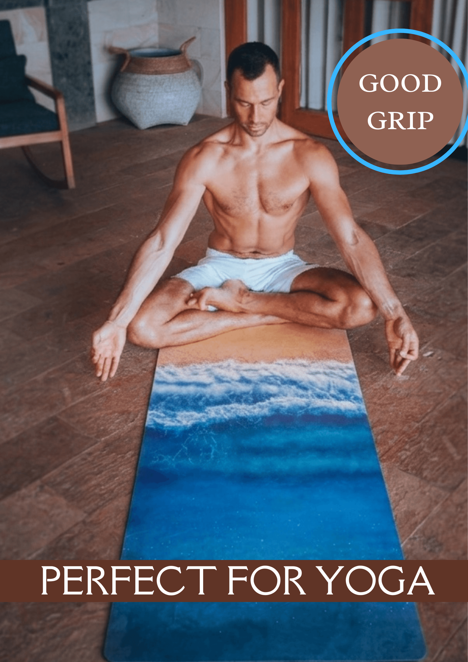 Ocean yoga mat