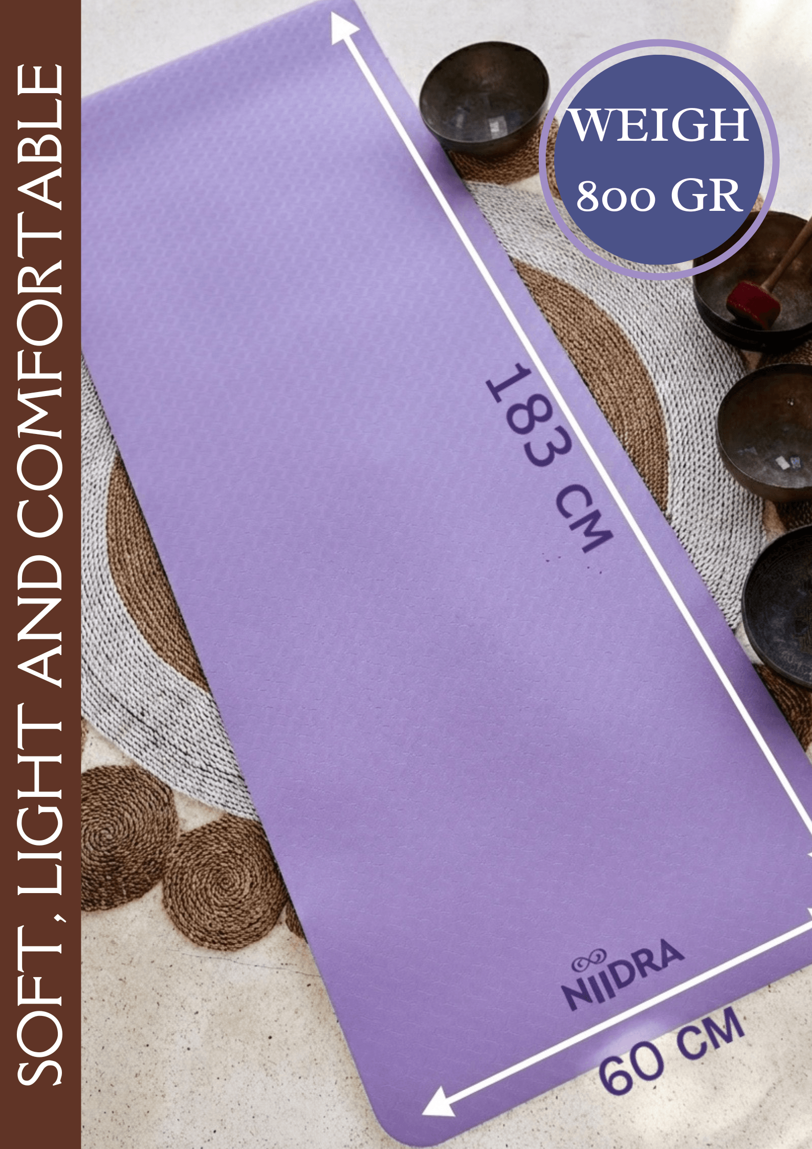 Basic Lavender yoga mat