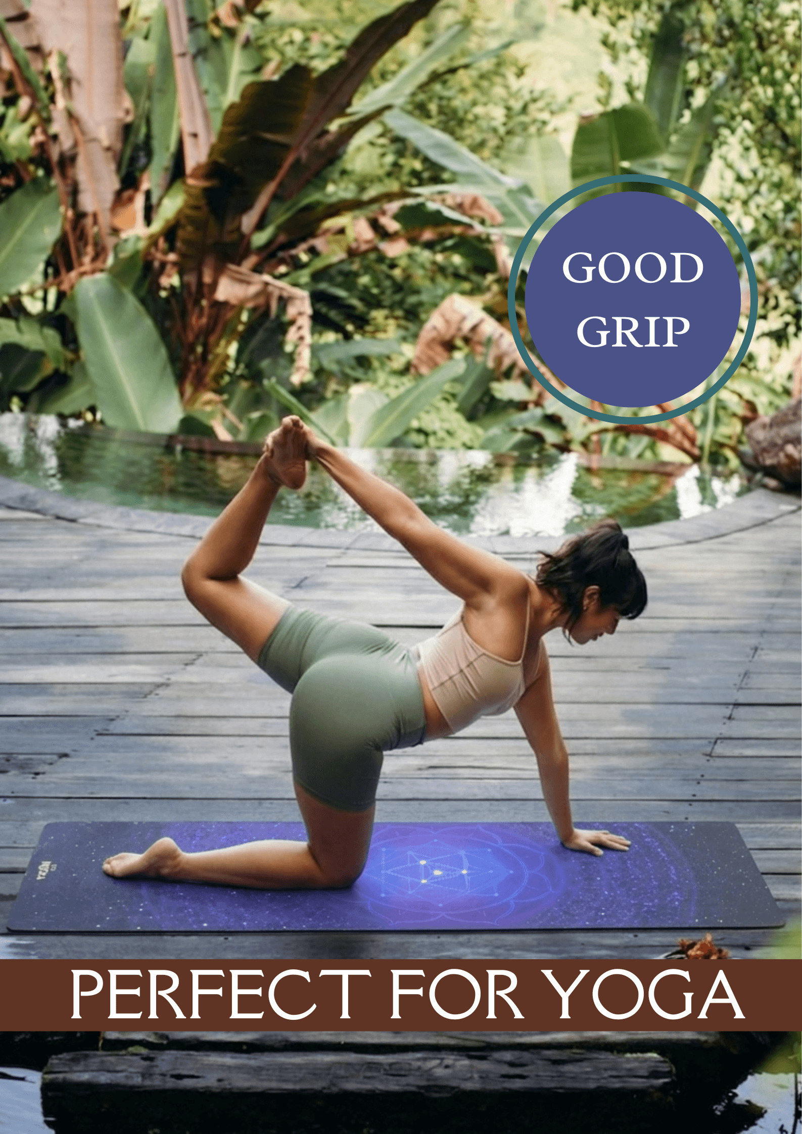 Creation mandala yoga mat