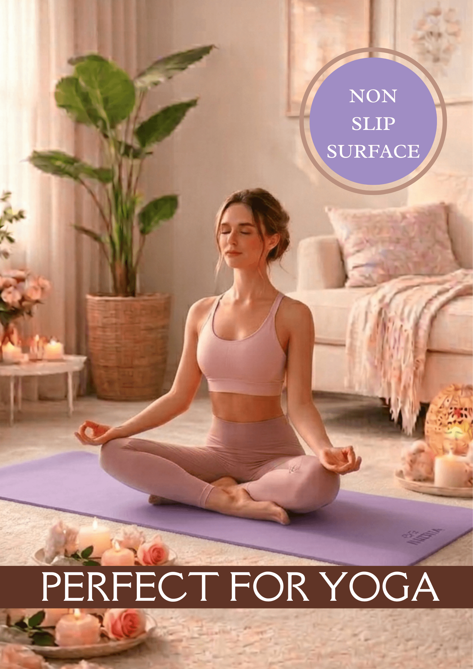 Basic Lavender yoga mat